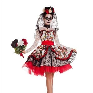 Sugar Skull Bride Dress only